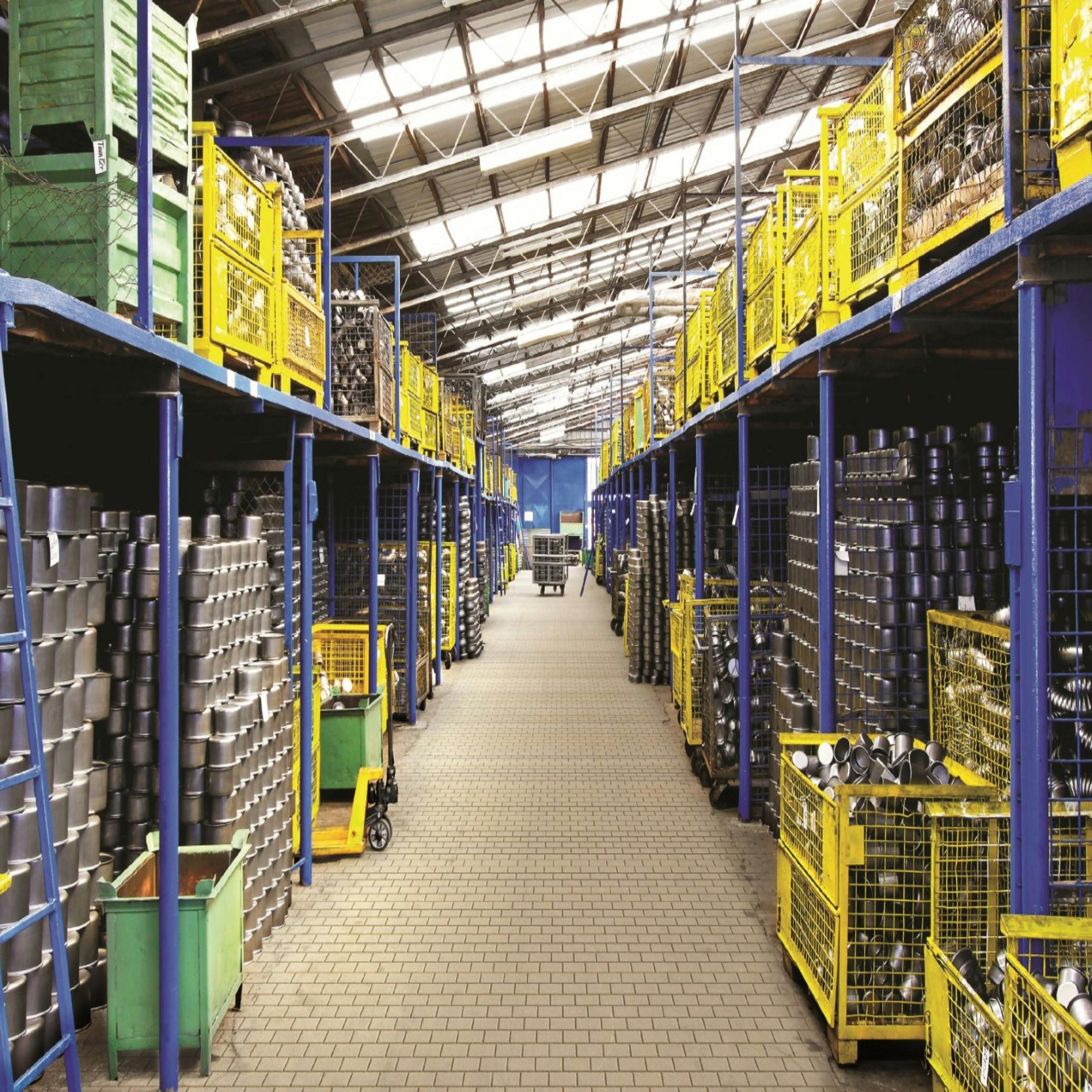 A stock image of a storage center.