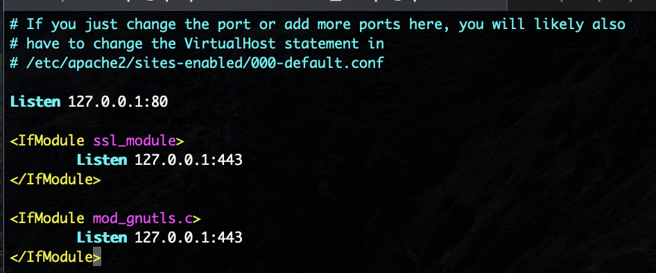 Screenshot of the first SSH access of the Pi